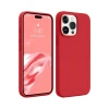 Newface Apple iPhone 15 Pro Kılıf First Silikon - Kırmızı