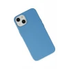 Newface Apple iPhone 15 Pro Kılıf Nano içi Kadife Silikon - Mavi