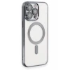Newface Apple iPhone 15 Pro Max Kılıf Kross Magneticsafe Kapak - Titan Gri