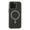 Newface Apple iPhone 15 Pro Max Kılıf Lodos Magneticsafe Mat Kapak - Titan Gri