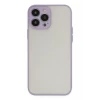 Newface Apple iPhone 15 Pro Max Kılıf Montreal Silikon Kapak - Mor