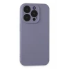 Newface Apple iPhone 15 Pro Max Kılıf Nano içi Kadife Silikon - Lila