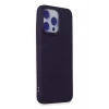 Newface Apple iPhone 15 Pro Max Kılıf Nano içi Kadife Silikon - Mor