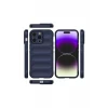 Newface Apple iPhone 15 Pro Max Kılıf Optimum Silikon - Lacivert