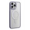 Newface Apple iPhone 15 Pro Max Kılıf Room Magneticsafe Silikon - Lila