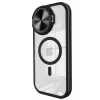 Newface Apple iPhone 15 Pro Max Kılıf Teleskop Lens Magsafe Silikon Kapak - Siyah
