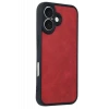 Newface Apple iPhone 16 Kılıf Aras Deri Kapak - Kırmızı