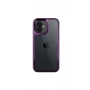 Newface Apple iPhone 16 Kılıf Boyi Silikon Kapak - Derin Mor