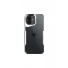 Newface Apple iPhone 16 Kılıf Boyi Silikon Kapak - Gümüş