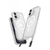 Newface Apple iPhone 16 Kılıf Enka Magsafe Silikon Kılıf - Şeffaf