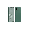 Newface Apple iPhone 16 Kılıf First Silikon - Koyu Yeşil