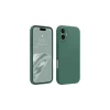 Newface Apple iPhone 16 Kılıf First Silikon - Koyu Yeşil