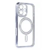Newface Apple iPhone 16 Kılıf Joke Simli Magneticsafe Kılıf - Mavi