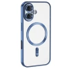 Newface Apple iPhone 16 Kılıf Kross Magneticsafe Kapak - Mavi