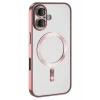 Newface Apple iPhone 16 Kılıf Kross Magneticsafe Kapak - Pembe