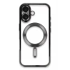 Newface Apple iPhone 16 Kılıf Kross Magneticsafe Kapak - Siyah