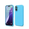 Newface Apple iPhone 16 Kılıf Nano içi Kadife Silikon - Mavi