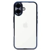Newface Apple iPhone 16 Kılıf Razer Lensli Silikon - Açık Mavi