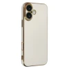Newface Apple iPhone 16 Kılıf Volet Silikon - Beyaz