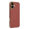 Newface Apple iPhone 16 Kılıf Volet Silikon - Kırmızı