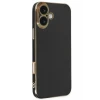 Newface Apple iPhone 16 Kılıf Volet Silikon - Siyah