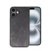 Newface Apple iPhone 16 Plus Kılıf Aras Deri Kapak - Siyah