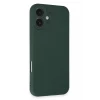 Newface Apple iPhone 16 Plus Kılıf First Silikon - Koyu Yeşil