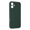 Newface Apple iPhone 16 Plus Kılıf First Silikon - Koyu Yeşil