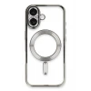 Newface Apple iPhone 16 Plus Kılıf Kross Magneticsafe Kapak - Gümüş