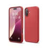 Newface Apple iPhone 16 Plus Kılıf Nano içi Kadife Silikon - Kırmızı