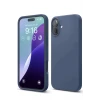 Newface Apple iPhone 16 Plus Kılıf Nano içi Kadife Silikon - Lacivert