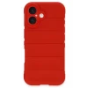 Newface Apple iPhone 16 Plus Kılıf Optimum Silikon - Kırmızı