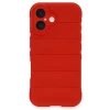 Newface Apple iPhone 16 Plus Kılıf Optimum Silikon - Kırmızı