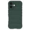 Newface Apple iPhone 16 Plus Kılıf Optimum Silikon - Koyu Yeşil