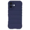 Newface Apple iPhone 16 Plus Kılıf Optimum Silikon - Lacivert
