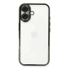 Newface Apple iPhone 16 Plus Kılıf Razer Lensli Silikon - Yeşil