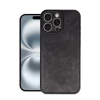 Newface Apple iPhone 16 Pro Kılıf Aras Deri Kapak - Siyah