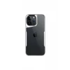 Newface Apple iPhone 16 Pro Kılıf Boyi Silikon Kapak - Gümüş