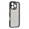 Newface Apple iPhone 16 Pro Kılıf Montreal Silikon Kapak - Siyah