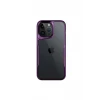 Newface Apple iPhone 16 Pro Max Kılıf Boyi Silikon Kapak - Derin Mor