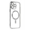 Newface Apple iPhone 16 Pro Max Kılıf Kross Magneticsafe Kapak - Gümüş