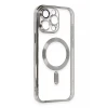 Newface Apple iPhone 16 Pro Max Kılıf Kross Magneticsafe Kapak - Titan Gri