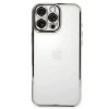 Newface Apple iPhone 16 Pro Max Kılıf Razer Lensli Silikon - Gümüş