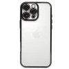 Newface Apple iPhone 16 Pro Max Kılıf Razer Lensli Silikon - Siyah