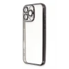 Newface Apple iPhone 16 Pro Max Kılıf Razer Lensli Silikon - Siyah