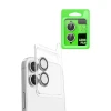 Newface Apple iPhone 16 Raze Metal Kamera Lens - Beyaz