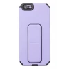 Newface Apple iPhone 6 Kılıf Mega Standlı Silikon - Lila