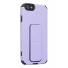 Newface Apple iPhone 6 Kılıf Mega Standlı Silikon - Lila