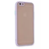 Newface Apple iPhone 6 Kılıf Montreal Silikon Kapak - Mor