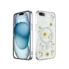 Newface Apple iPhone 7 Kılıf Daisy Simli Magsafe Kapak - Gümüş